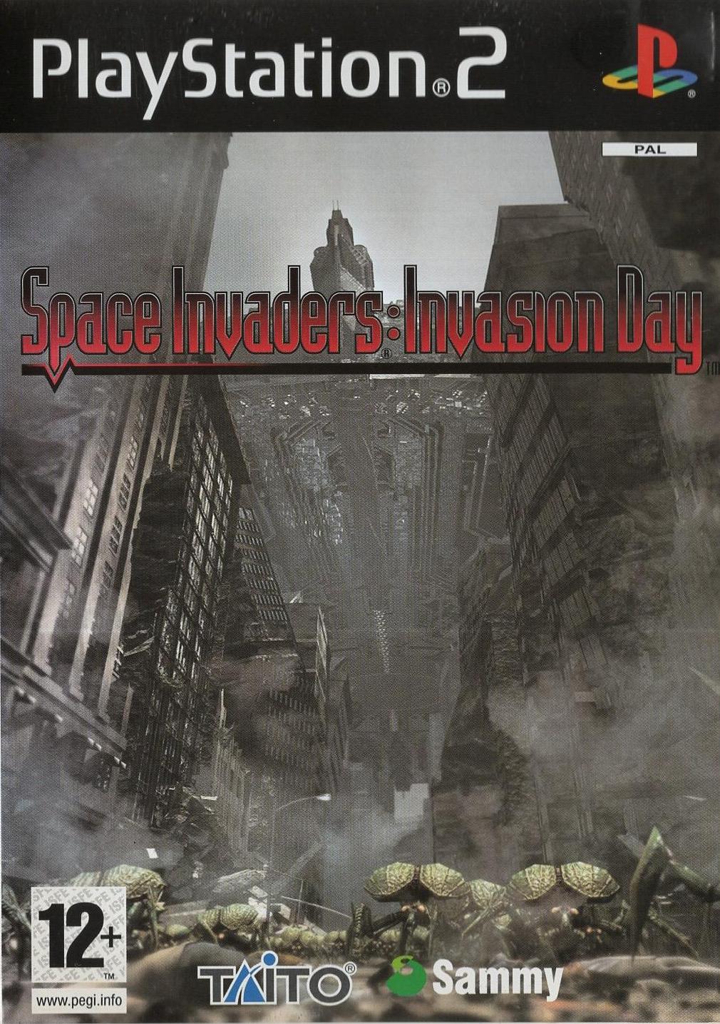 Space Invaders: Invasion Day - PlayStation 2 Vorderseite