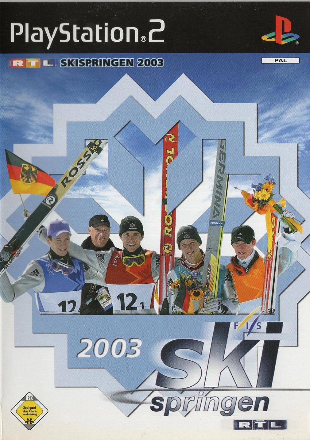 RTL Skispringen 2003 - PlayStation 2 Vorderseite