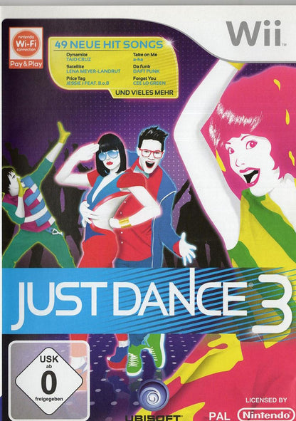 Just Dance 3 - Nintendo Wii Vorderseite