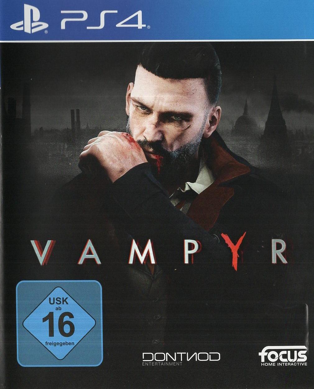Vampyr - PlayStation 4 Vorderseite