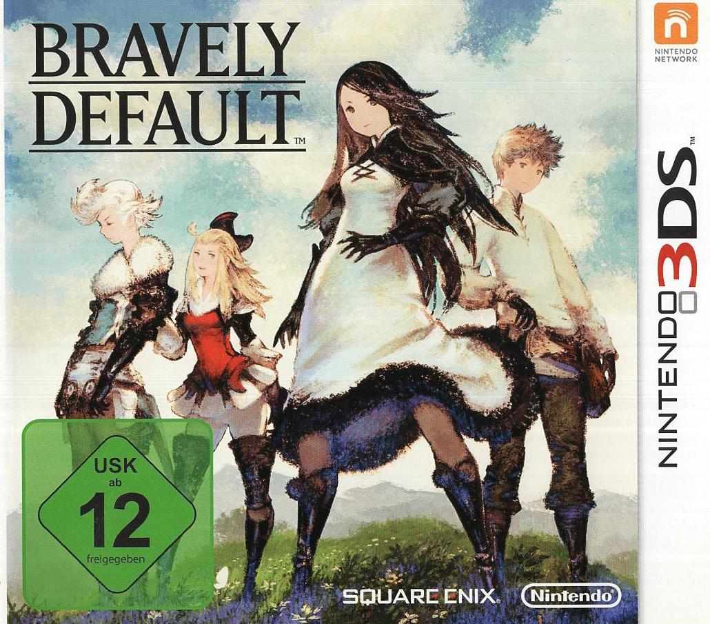 Bravely Default - Nintendo 3DS Vorderseite