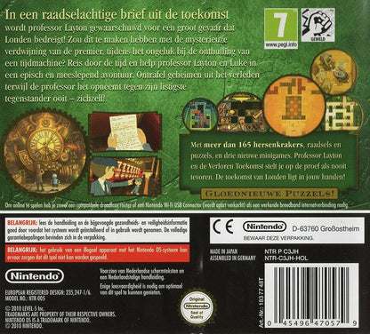 Nintendo Professor Layton und die Verlorene Zukunft NL - Nintendo DS Rückseite