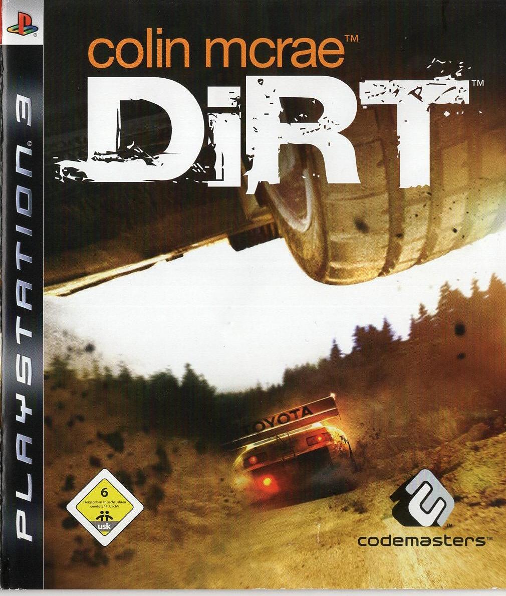 Colin McRae: DiRT - PlayStation 3 Vorderseite