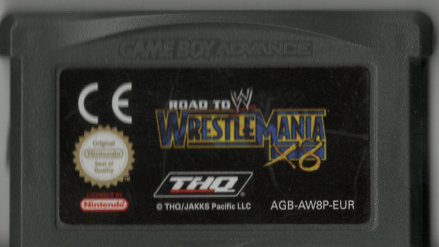 Road to WrestleMania X8 - Game Boy Advance - Modul Vorderseite