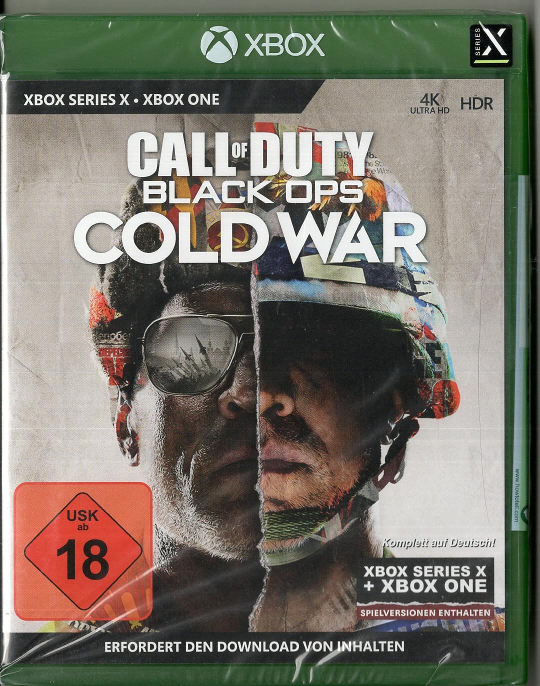 Call of Duty: Black Ops Cold War - Xbox Series X - Neu Vorderseite