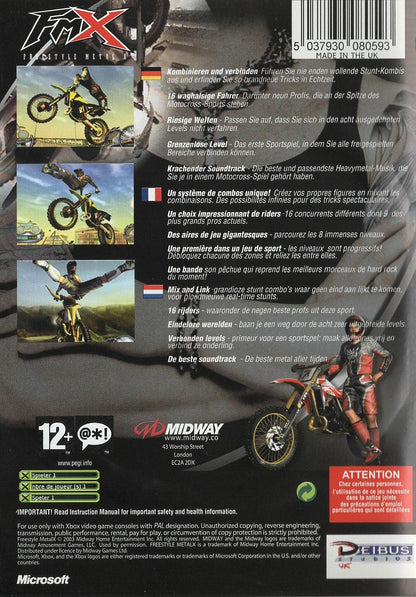 Freestyle Metal X - Xbox Rückseite