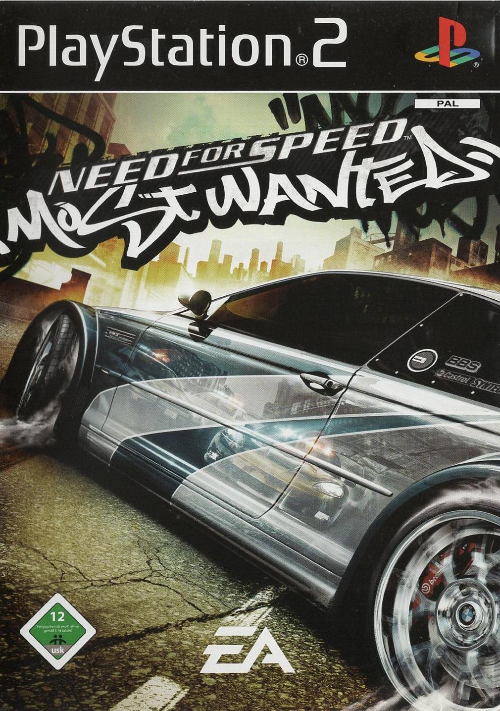 Need for Speed: Most Wanted - PlayStation 2 Vorderseite