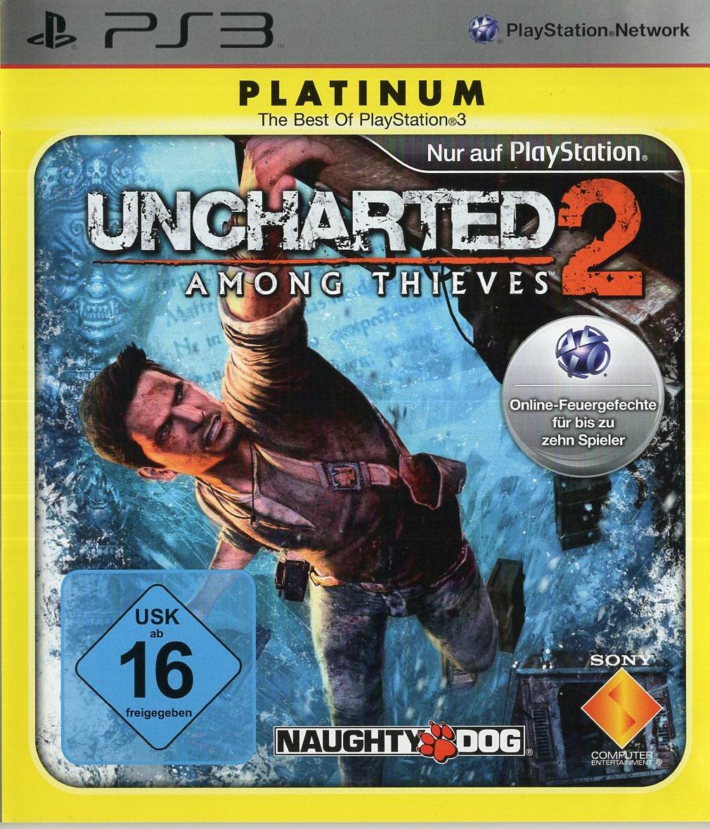 Uncharted 2: Among Thieves - PlayStation 3 Vorderseite