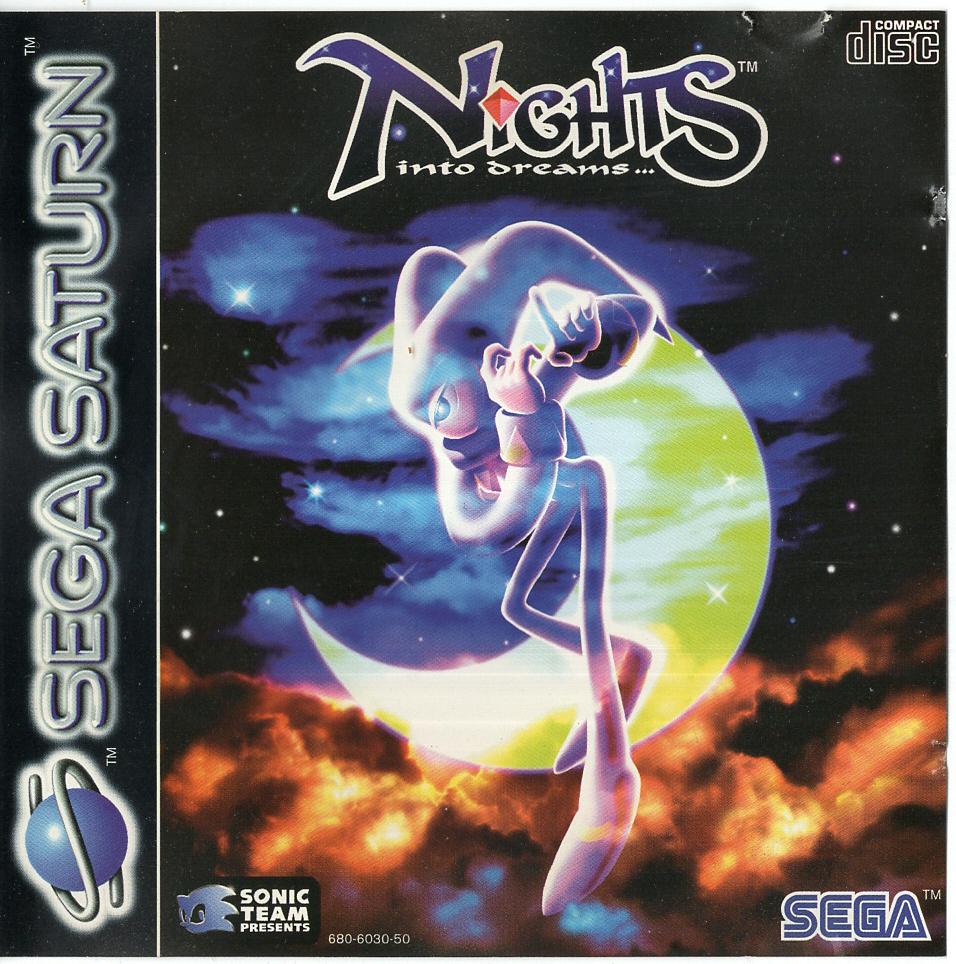 NiGHTS into Dreams - Sega Saturn Vorderseite