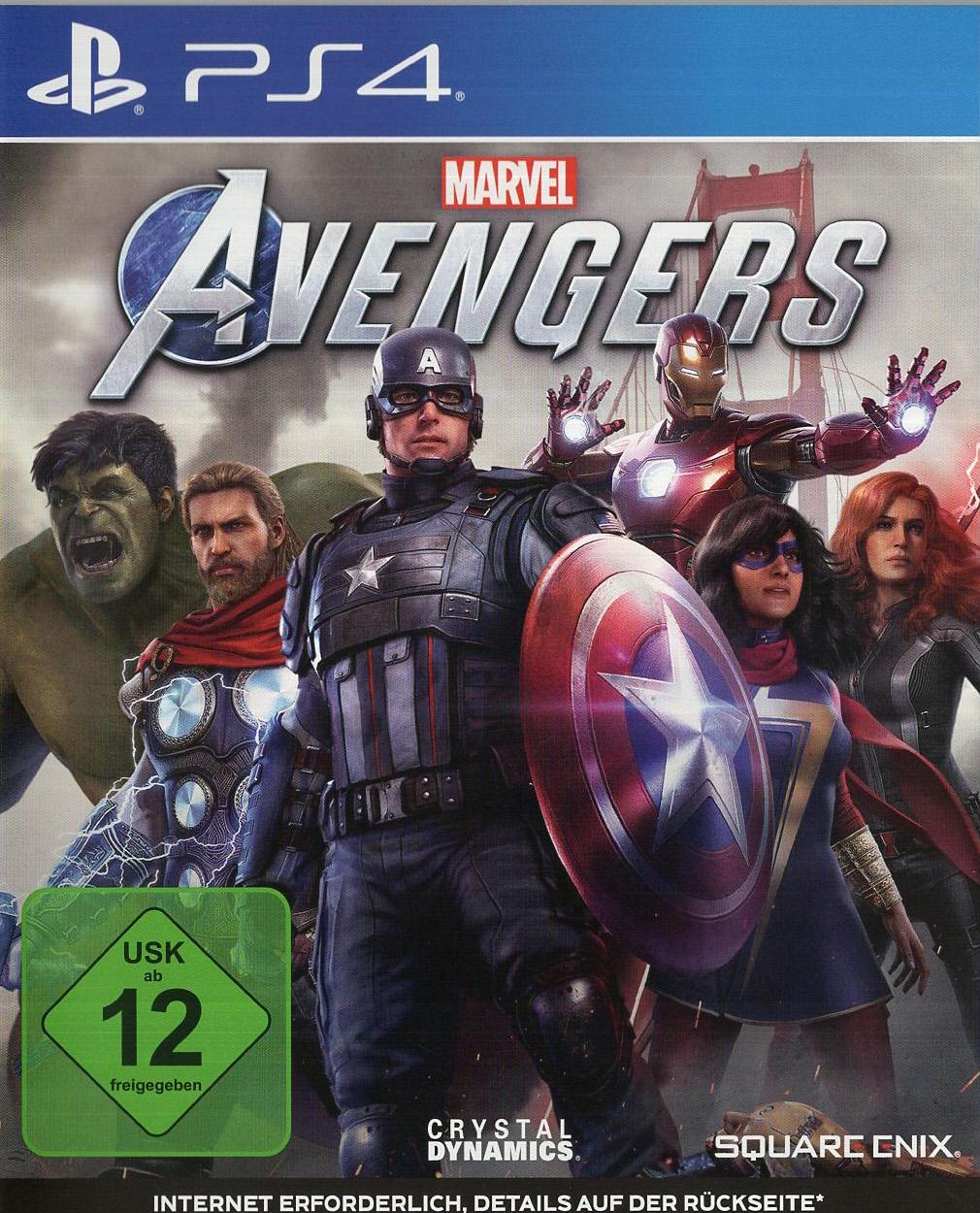Marvel's Avengers - PlayStation 4 Vorderseite