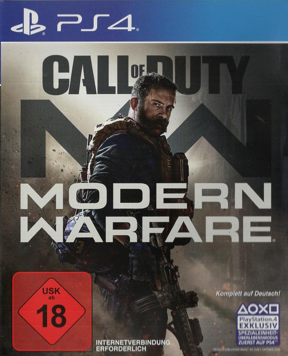 Call of Duty: Modern Warfare - PlayStation 4 Vorderseite