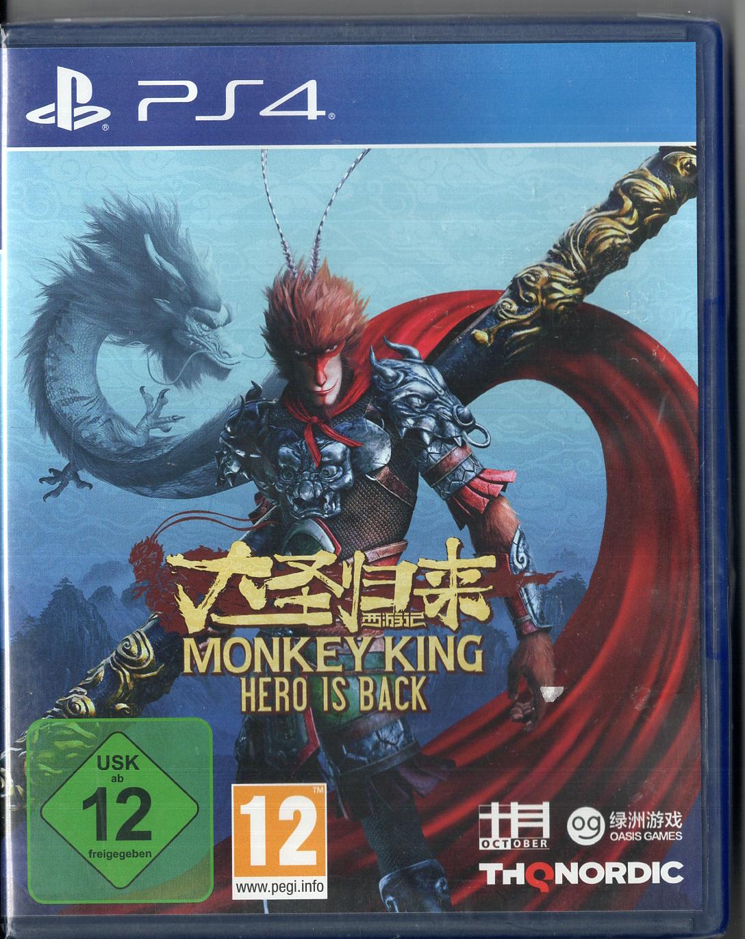 Monkey King: Hero is Back - PlayStation 4 - Neu Vorderseite