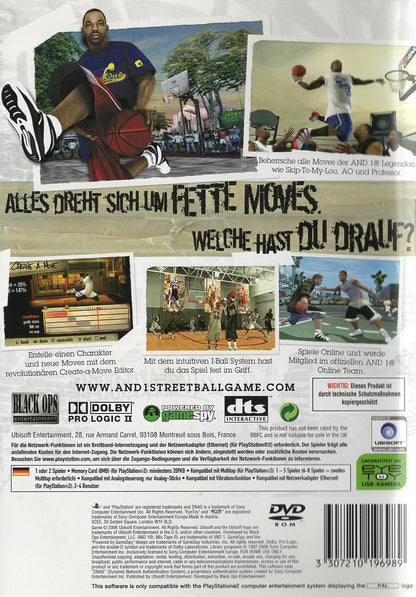 And 1 Streetball - PlayStation 2 Rückseite