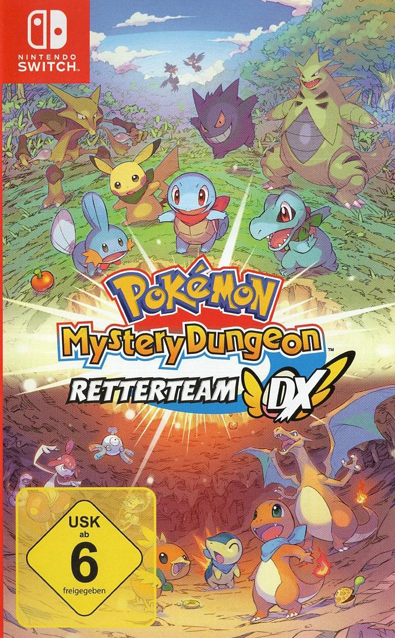 Pokémon Mystery Dungeon: Retterteam DX - Nintendo Switch Vorderseite
