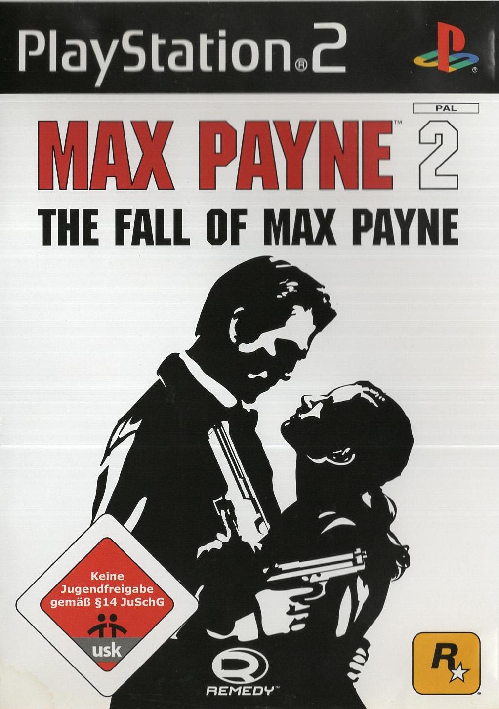 Max Payne 2: The Fall of Max Payne - PlayStation 2 Vorderseite