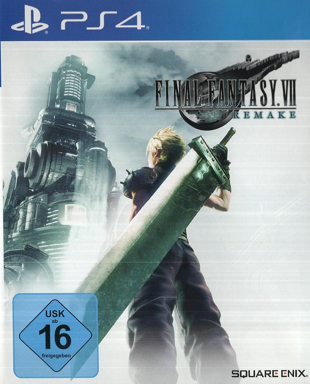 Final Fantasy VII Remake - PlayStation 4 Vorderseite