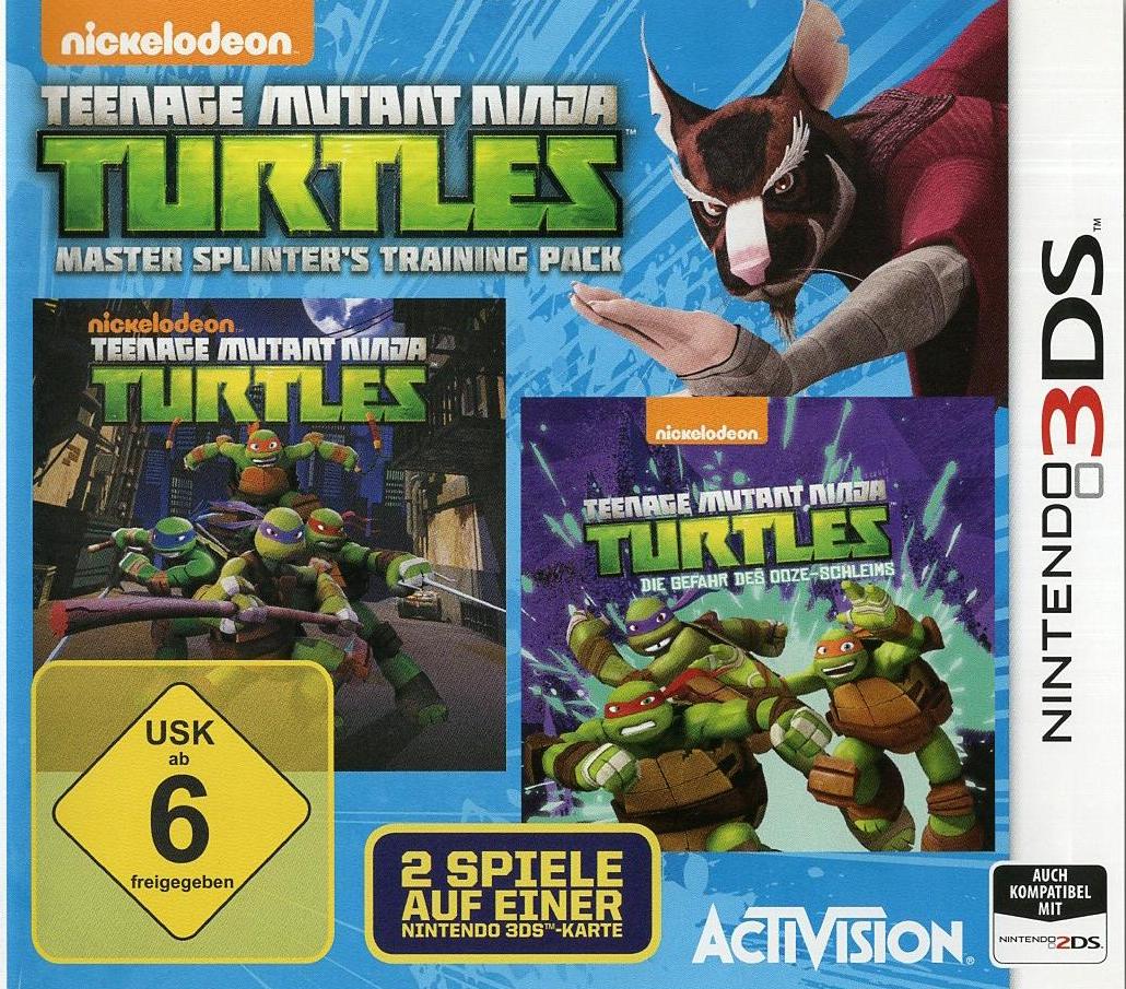 Teenage Mutant Ninja Turtles: Master Splinter's Training Pack - Nintendo 3DS Vorderseite