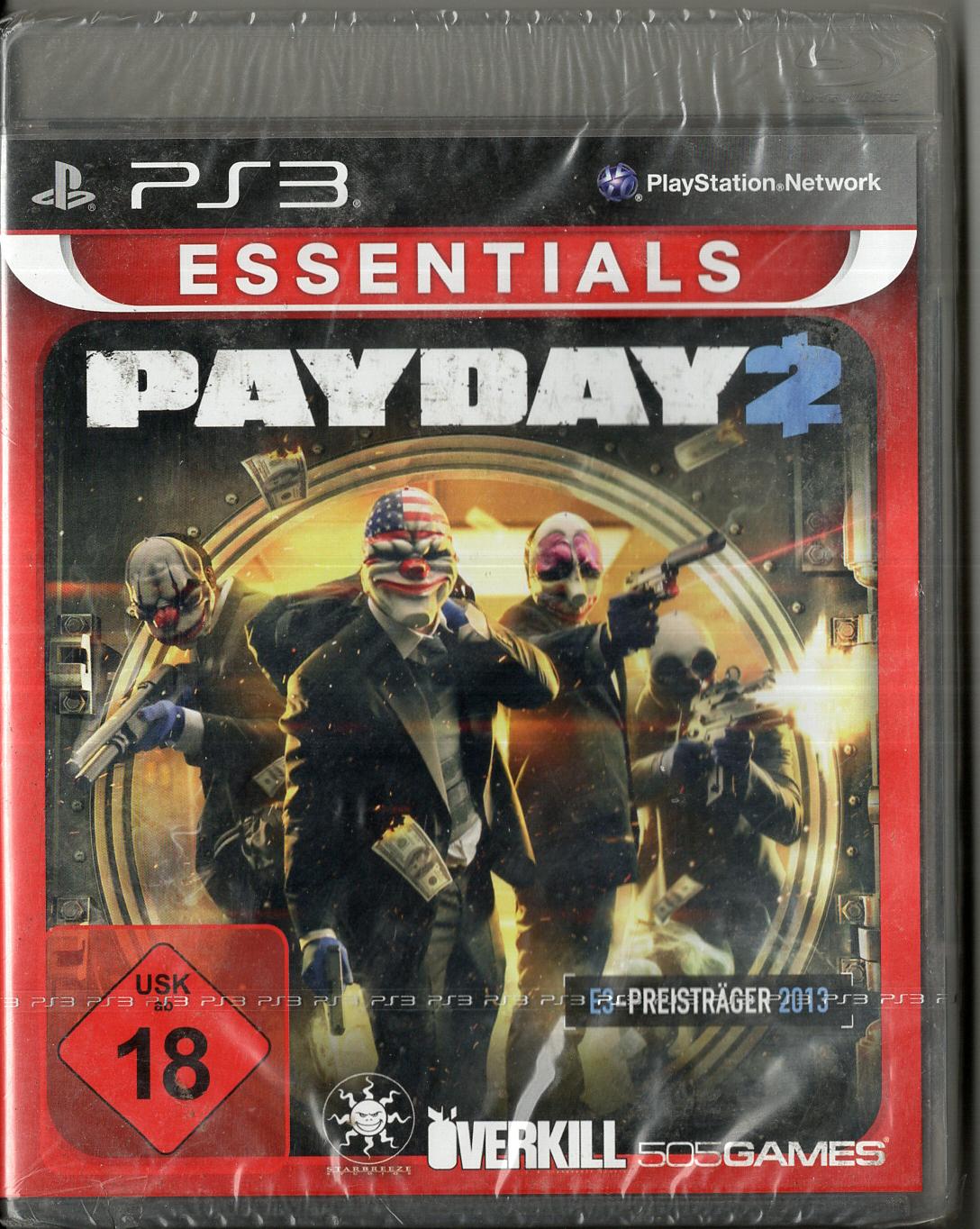 Payday 2 - PlayStation 3 - Neu Vorderseite