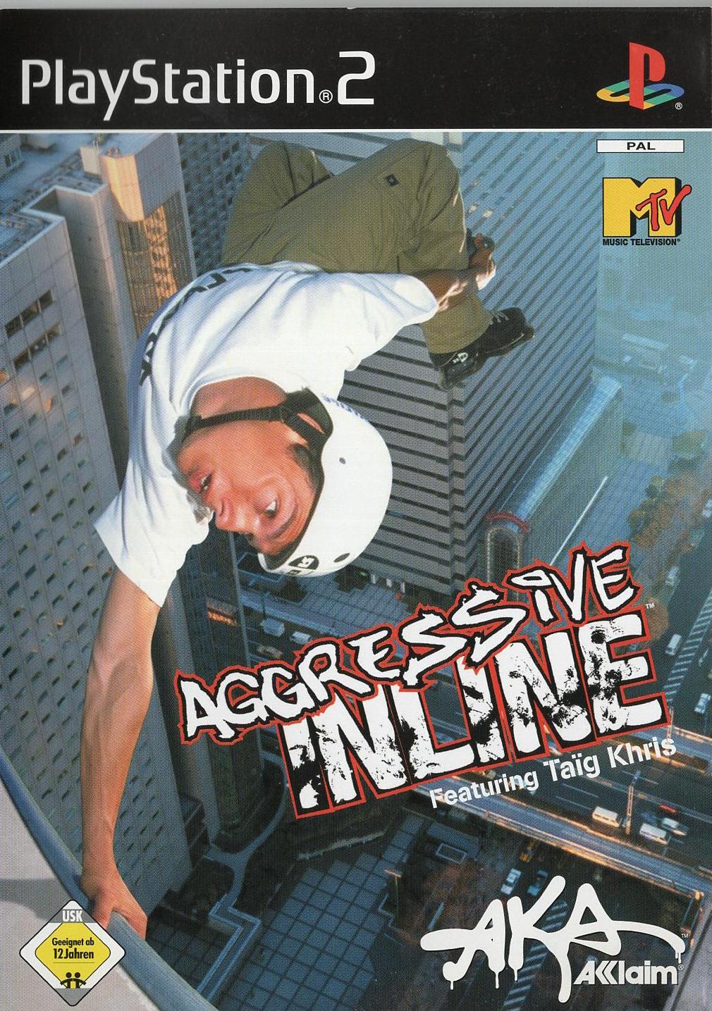 Aggressive Inline - PlayStation 2 Vorderseite