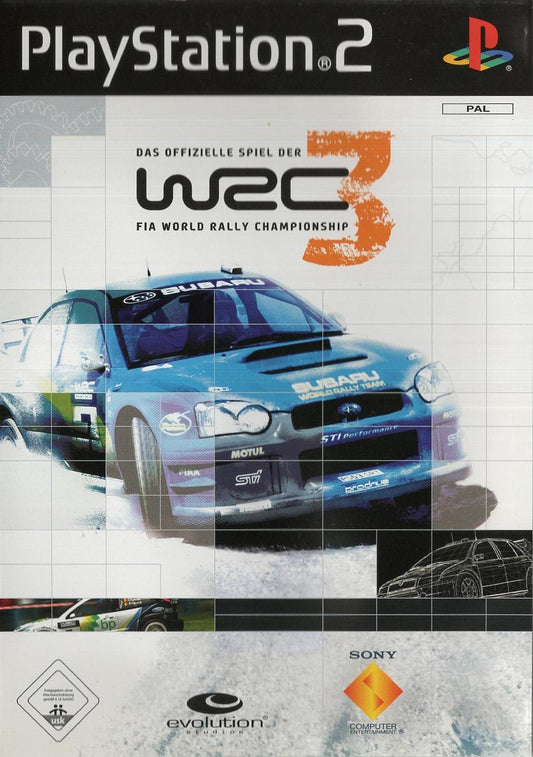 WRC 3: World Rally Championship - PlayStation 2 Vorderseite