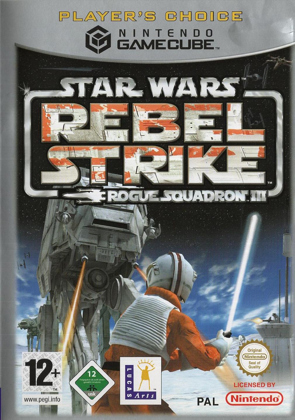 Star Wars: Rebel Strike - Rogue Squadron III - Nintendo GameCube Vorderseite