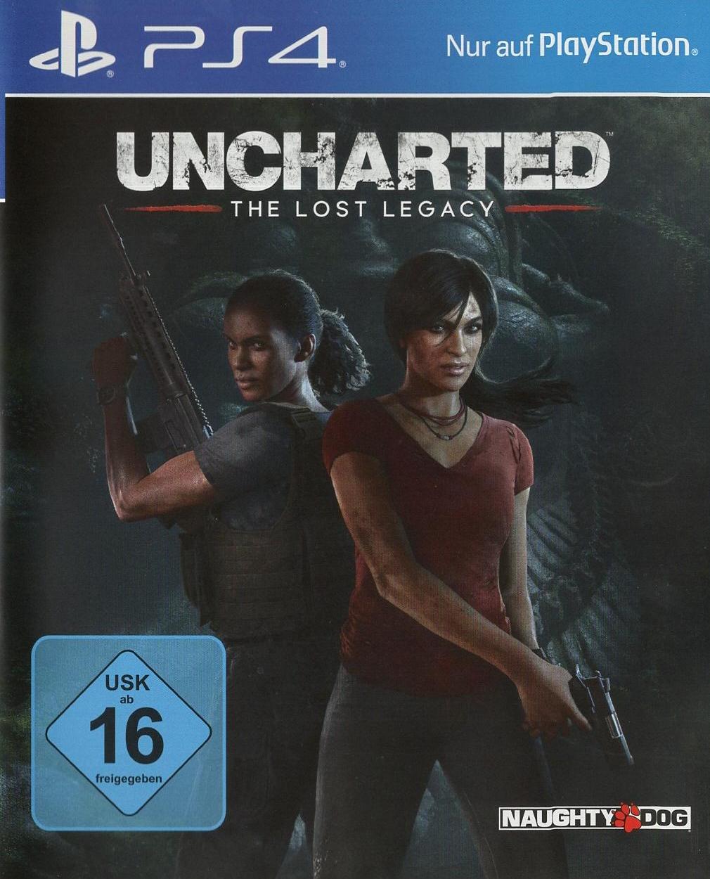 Uncharted: The Lost Legacy - PlayStation 4 Vorderseite