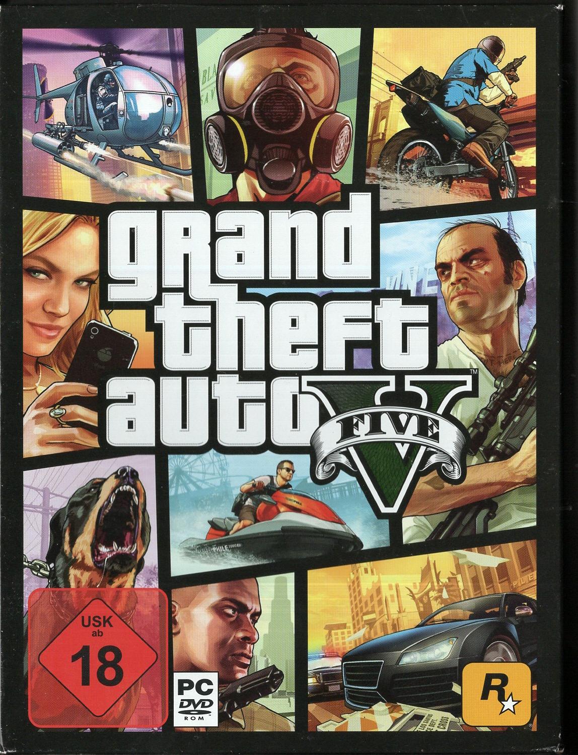 Grand Theft Auto V - GTA 5 PC BigBox Edition Rockstar Games Vorderseite