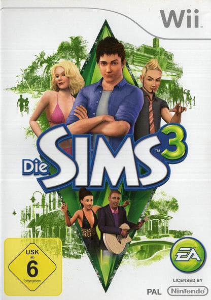 Die Sims 3 - Nintendo Wii Vorderseite