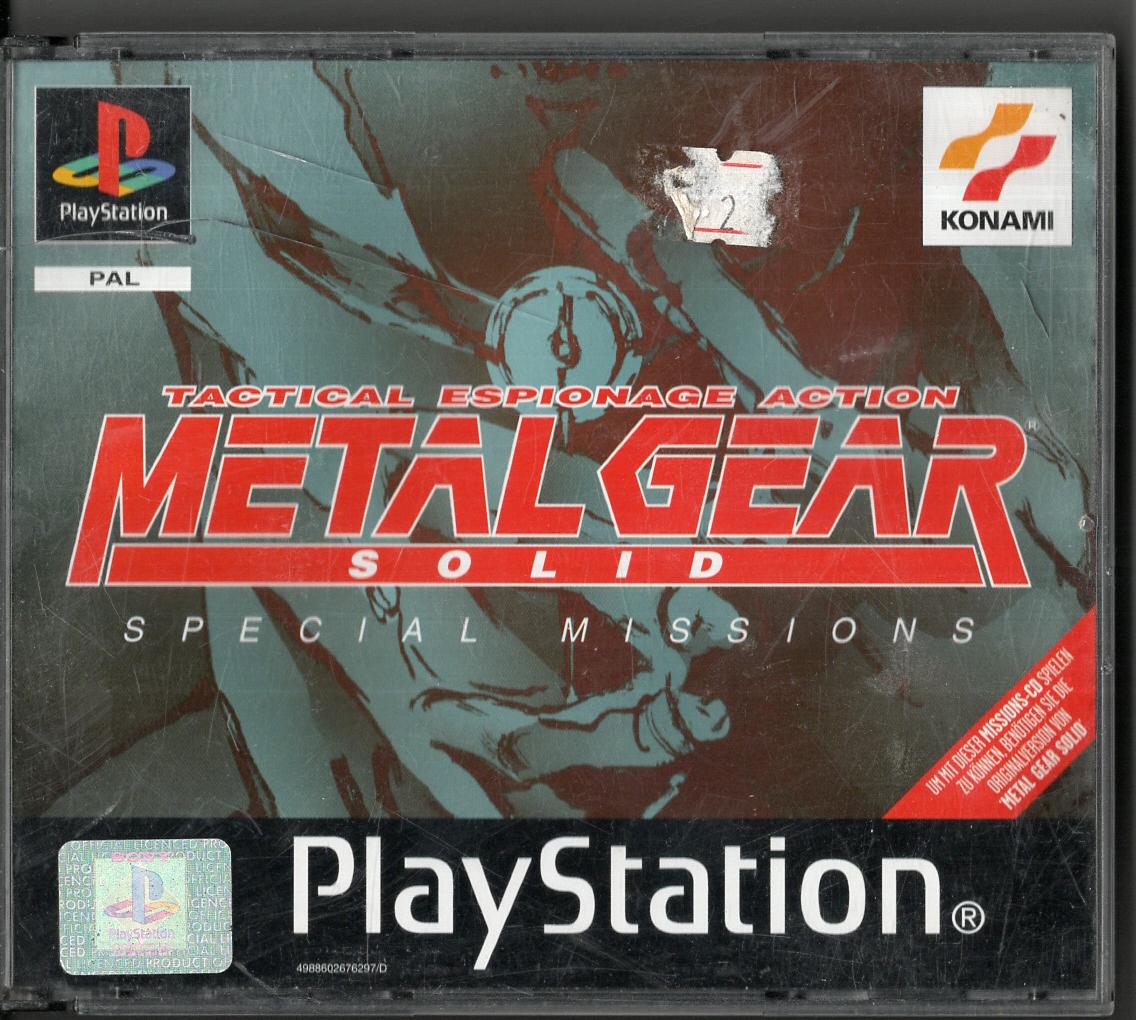 Metal Gear Solid: Special Missions - PlayStation 1 Vorderseite