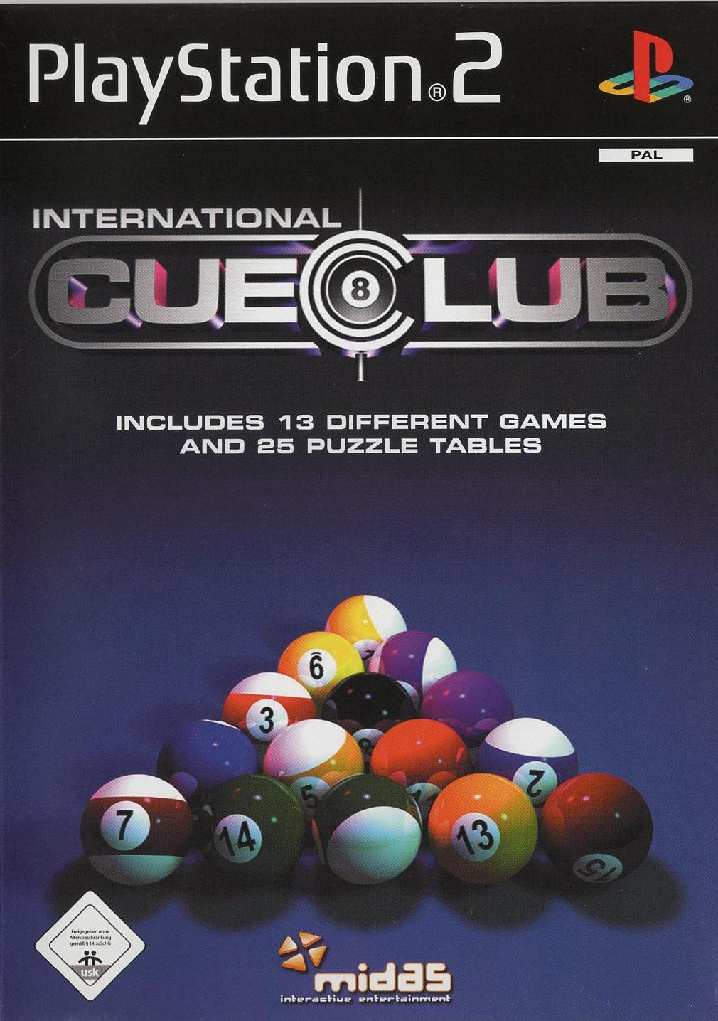 International Cue Club - PlayStation 2 Vorderseite