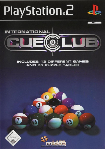 International Cue Club - PlayStation 2 Vorderseite