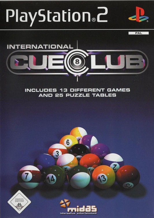 International Cue Club - PlayStation 2 Vorderseite