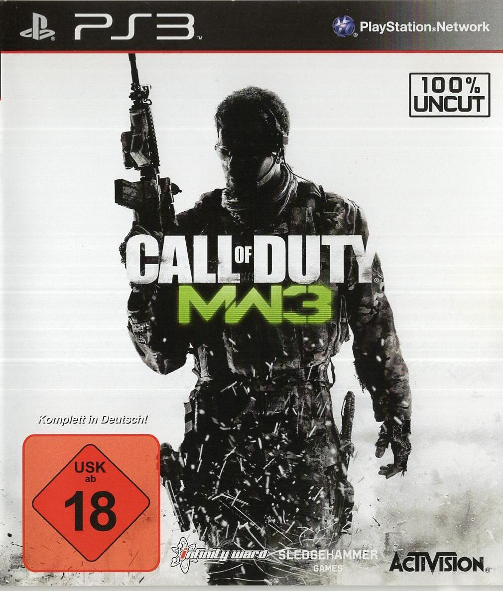 Call of Duty: Modern Warfare 3 - PlayStation 3 Vorderseite