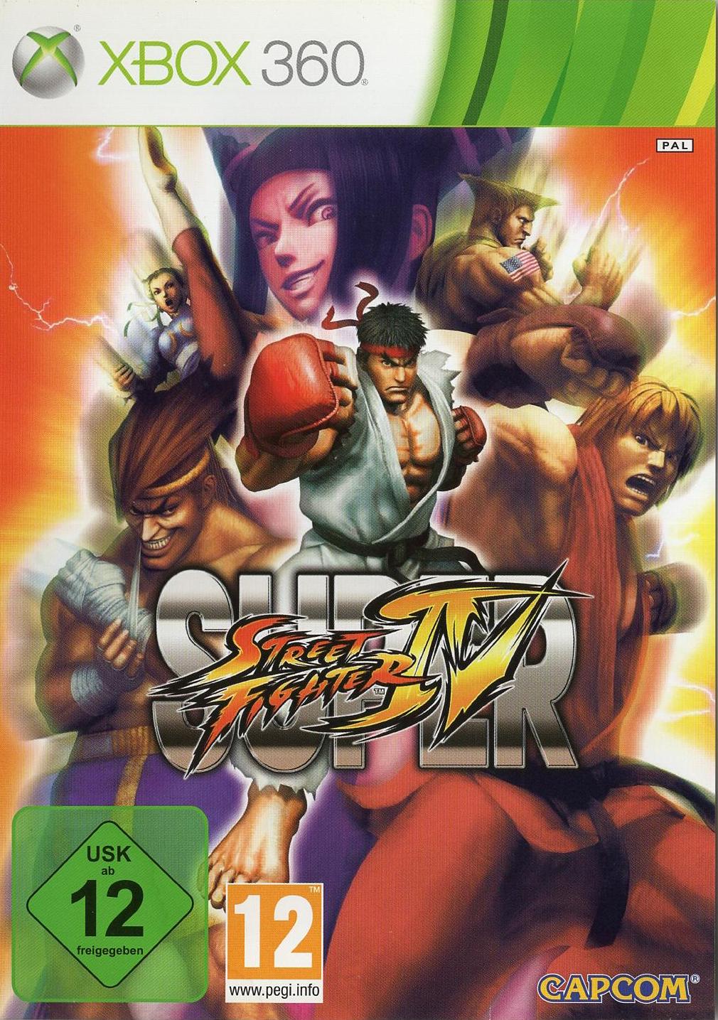 Super Street Fighter IV - Xbox 360 Vorderseite