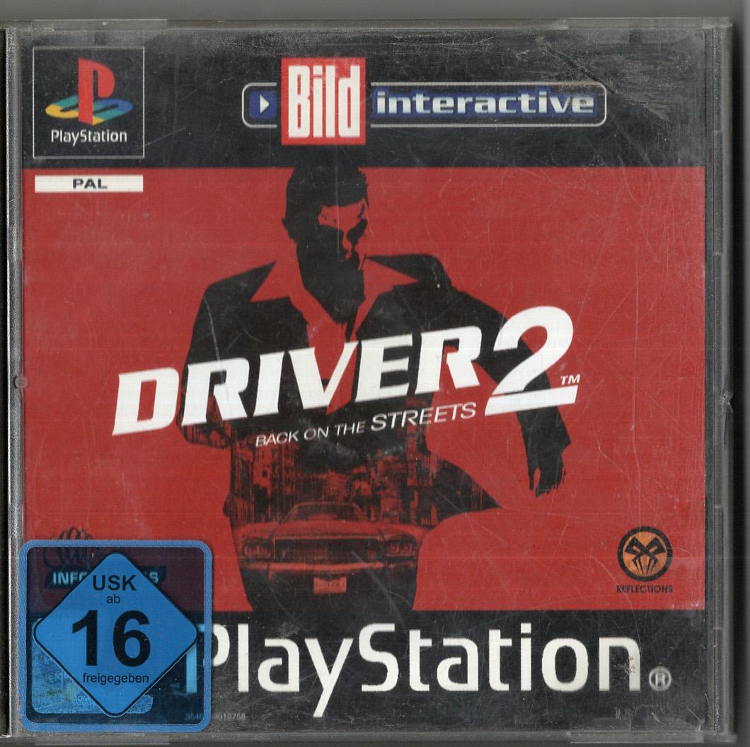 Driver 2 - PlayStation 1  Vorderseite