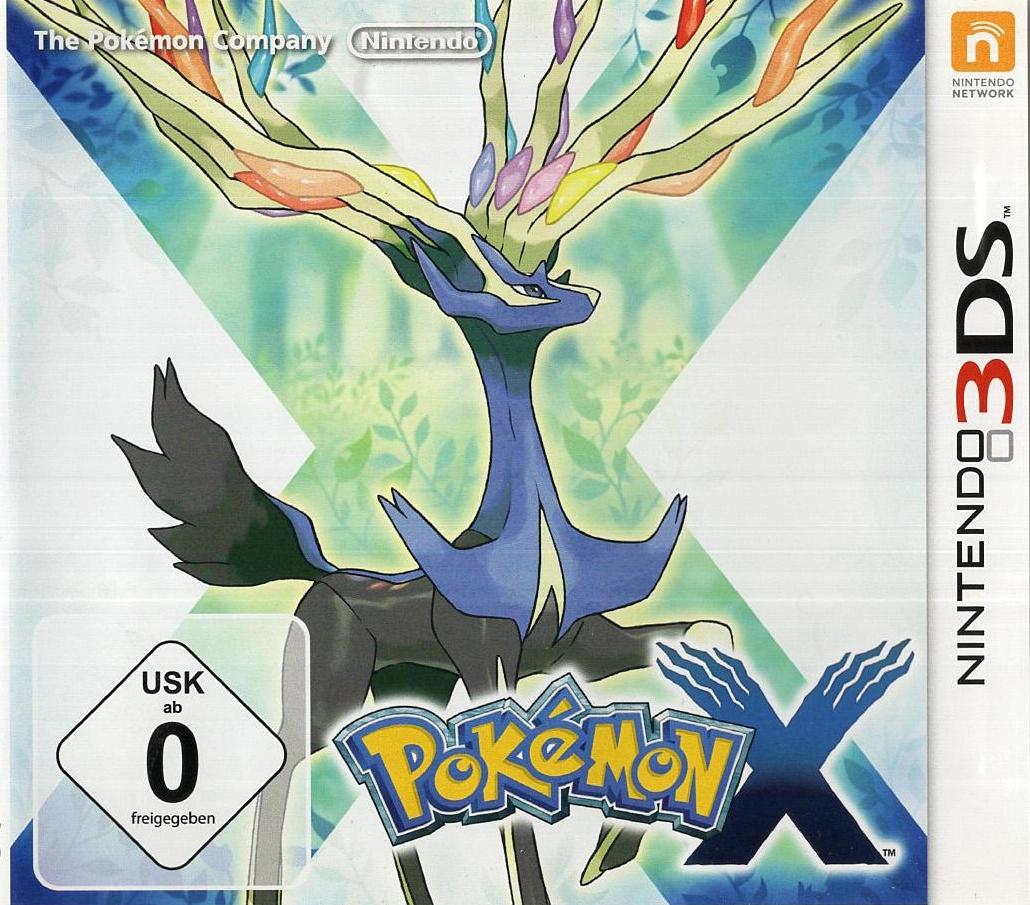 Pokémon X - Nintendo 3DS Vorderseite