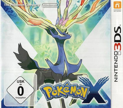 Pokémon X - Nintendo 3DS Vorderseite