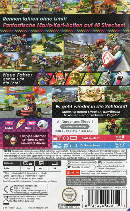 Mario Kart 8 Deluxe - Nintendo Switch Rückseite