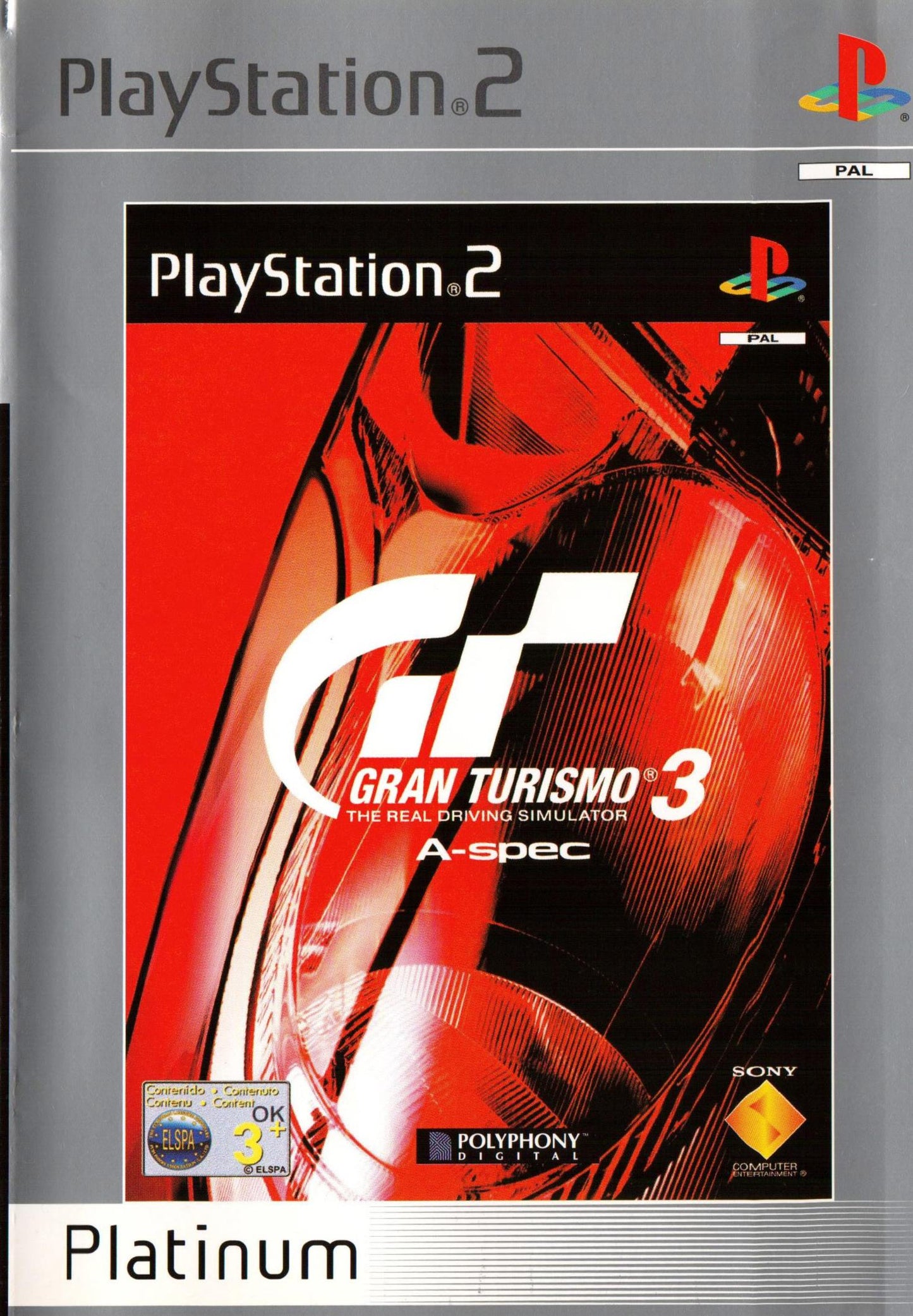 Gran Turismo 3 A-spec - PlayStation 2 Vorderseite