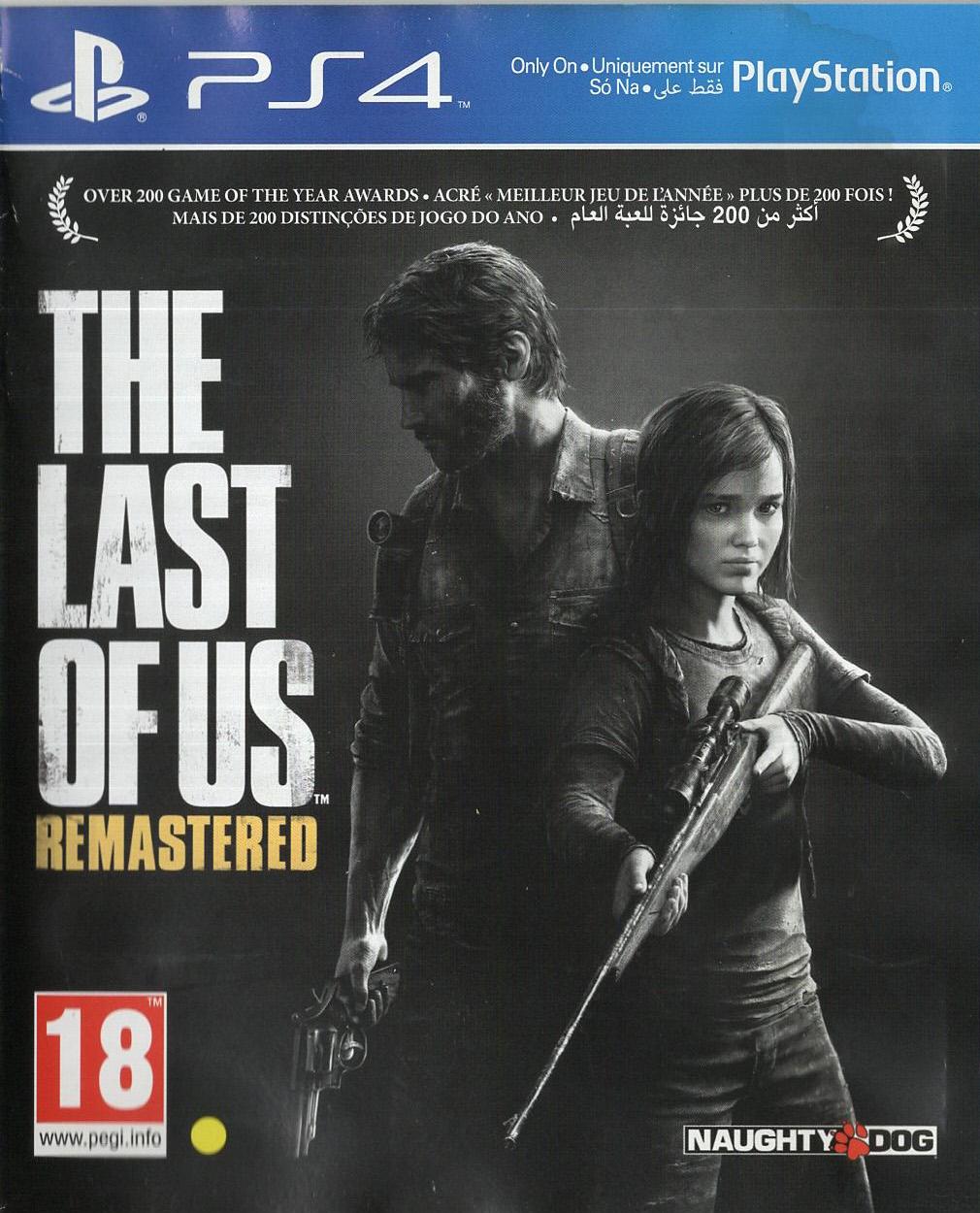 The Last of Us Remastered - PlayStation 4 Vorderseite