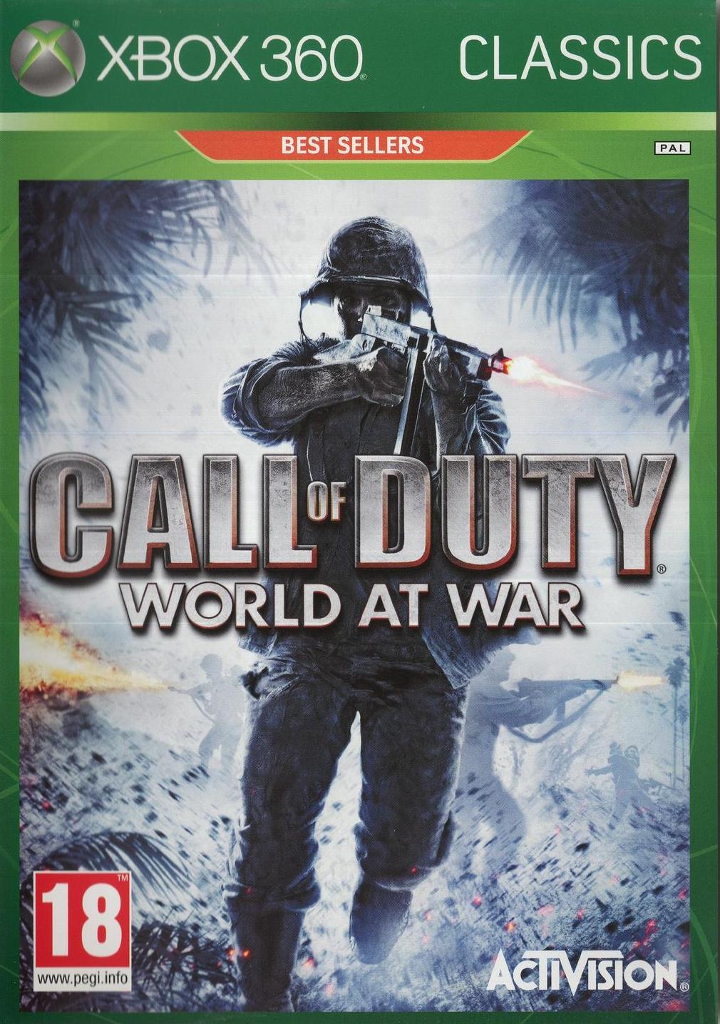 Call of Duty: World at War - Xbox 360 Vorderseite