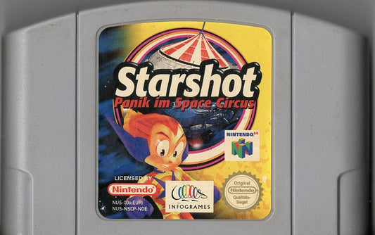 Starshot: Panik im Space Circus - Nintendo 64 - Modul Vorderseite