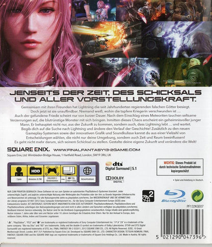 Final Fantasy XIII-2 - PlayStation 3 Rückseite