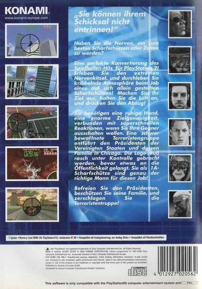 Silent Scope - PlayStation 2 Rückseite