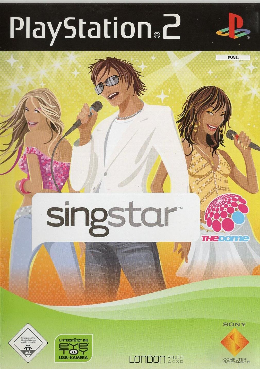SingStar The Dome - PlayStation 2 Vorderseite