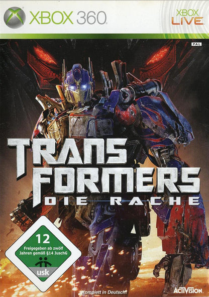 Transformers: Die Rache - Xbox 360 Vorderseite