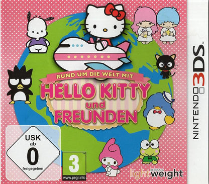 Rund um die Welt mit Hello Kitty und Freunden - Nintendo 3DS Vorderseite