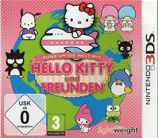 Rund um die Welt mit Hello Kitty und Freunden - Nintendo 3DS Vorderseite