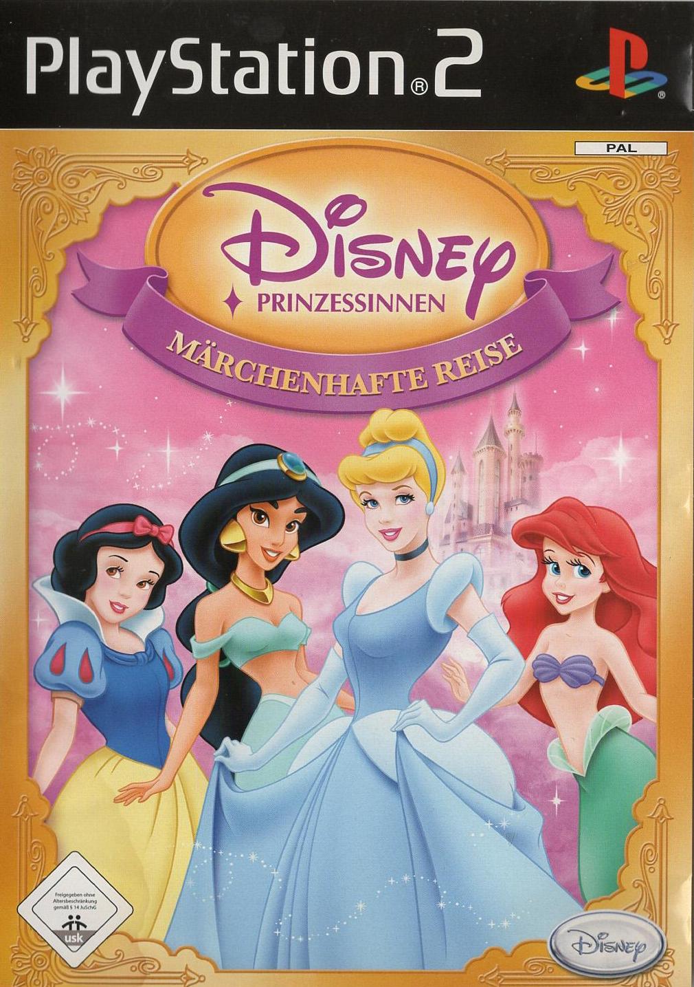 Disney Prinzessinnen Märchenhafte Reise - PlayStation 2 Vorderseite