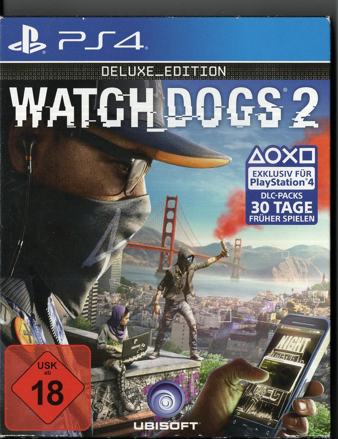Watch Dogs 2 Deluxe Edition - PlayStation 4  Vorderseite